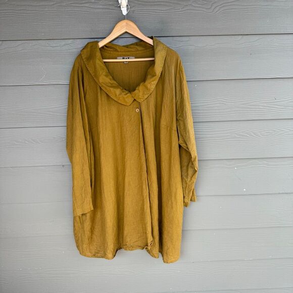 Flax 100% linen tunic dress - Picture 1 of 5